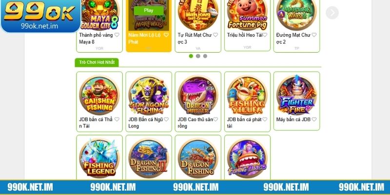 Các tính năng nổi bật trong bắn cá 99Ok